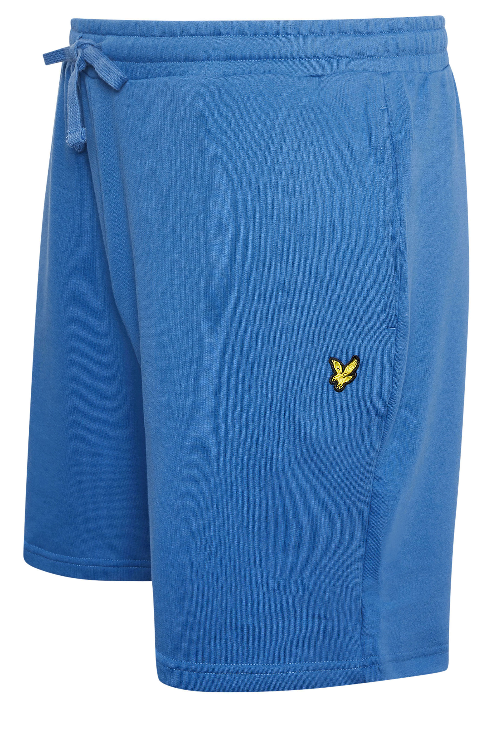LYLE & SCOTT Big & Tall Spring Blue Jogger Shorts | BadRhino 5