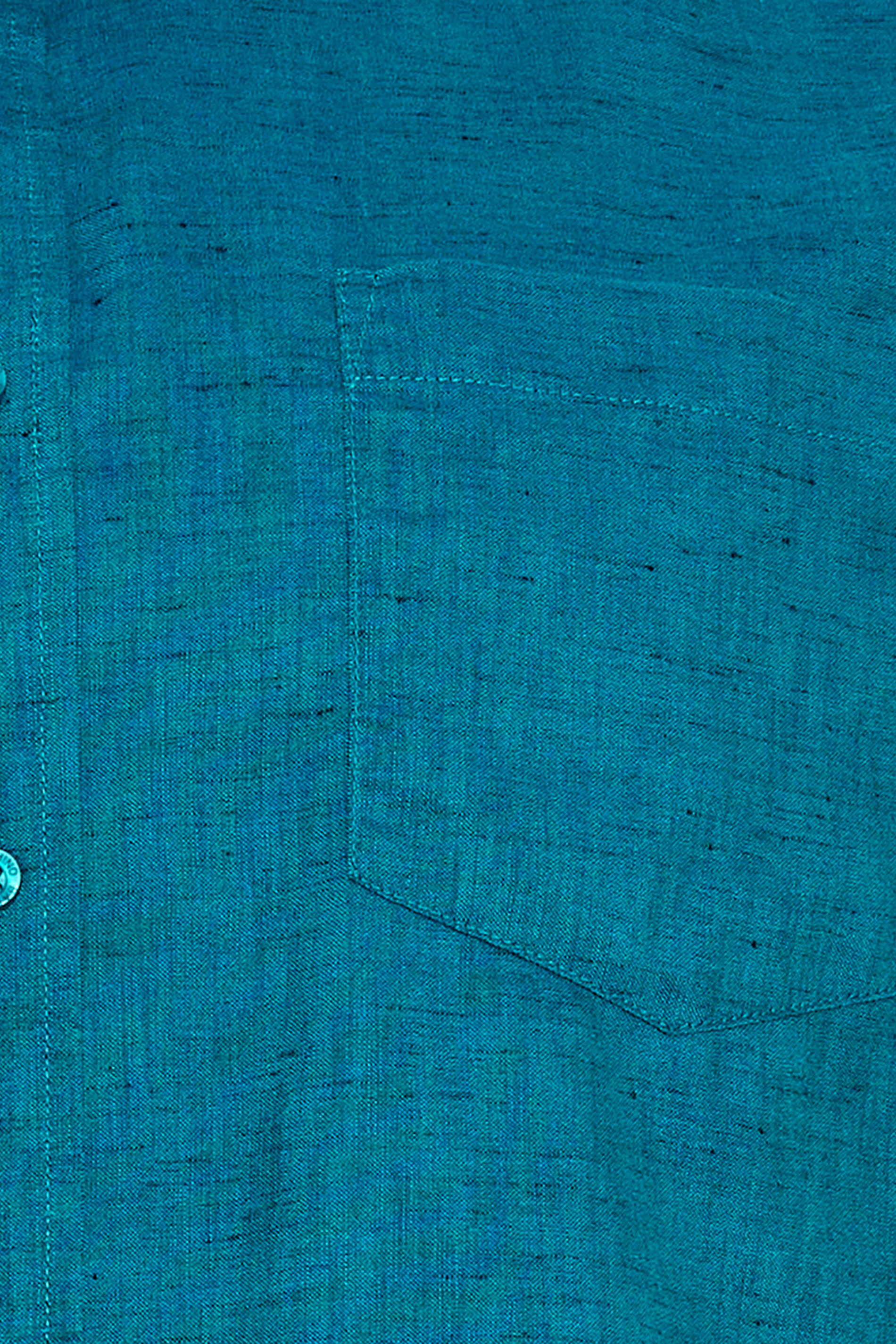 BadRhino Big & Tall Teal Blue Marl Short Sleeve Shirt | BadRhino 5