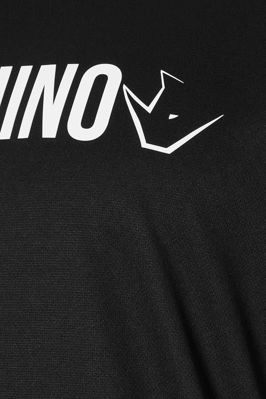 IronRhino Big & Tall Black Branded Performance T-Shirt | BadRhino 3