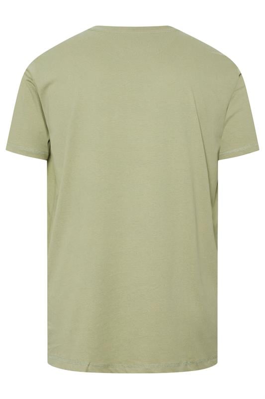 FIRETRAP Big & Tall Green Logo Print T-Shirt | BadRhino 2