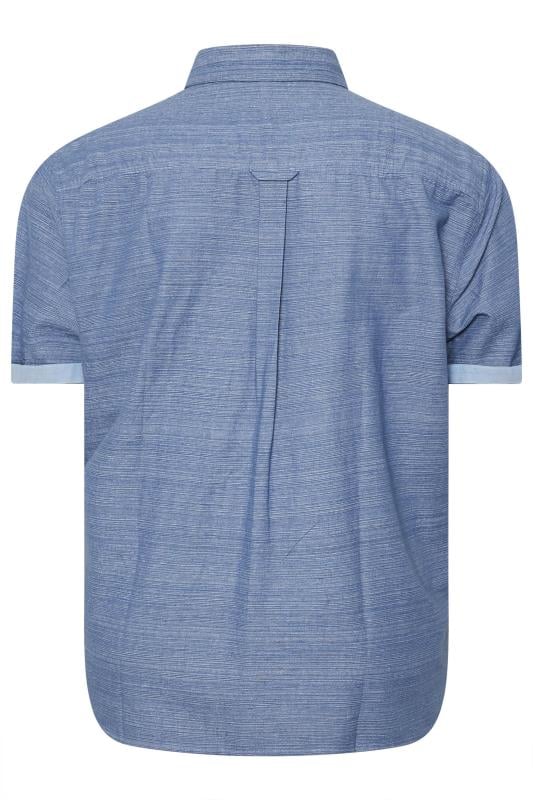 BadRhino Big & Tall Airforce Blue Slub Shirt | BadRhino 6