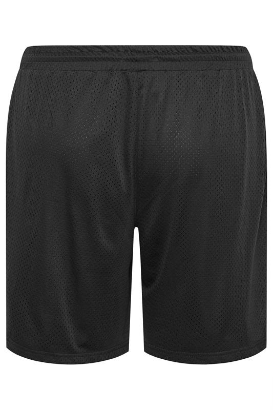 BadRhino Big & Tall Black Lightweight Mesh Shorts | BadRhino 4