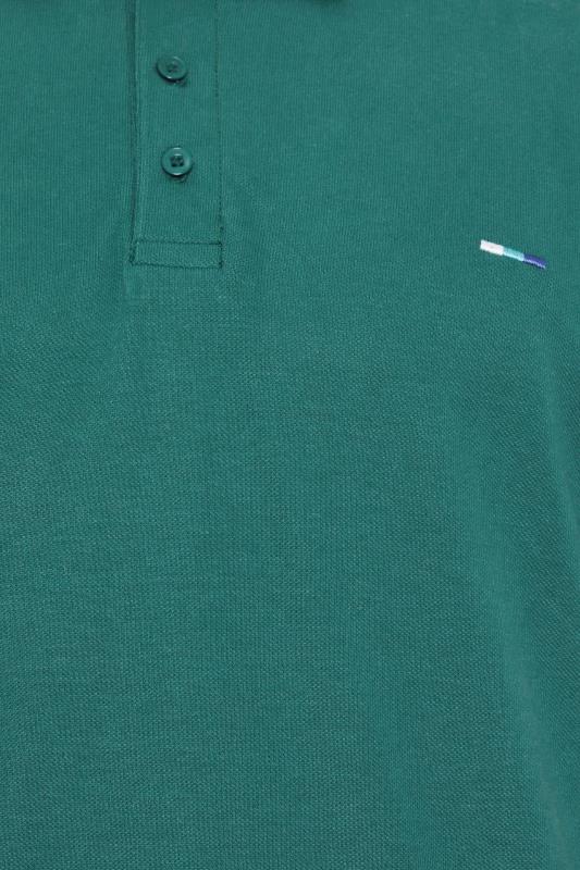 BadRhino Big & Tall Teal Green Extra Long Core Polo Shirt | BadRhino 2