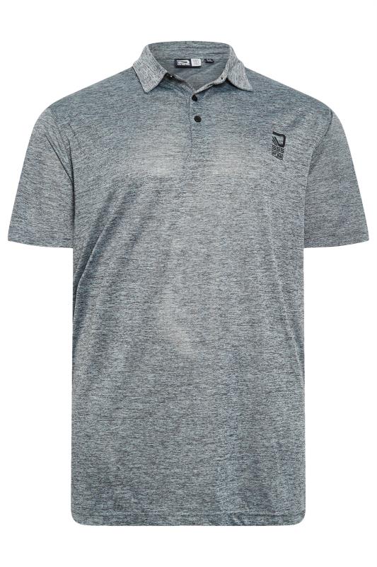 D555 Big & Tall Charcoal Grey Dry Wear Polyester Polo Shirt | BadRhino 3