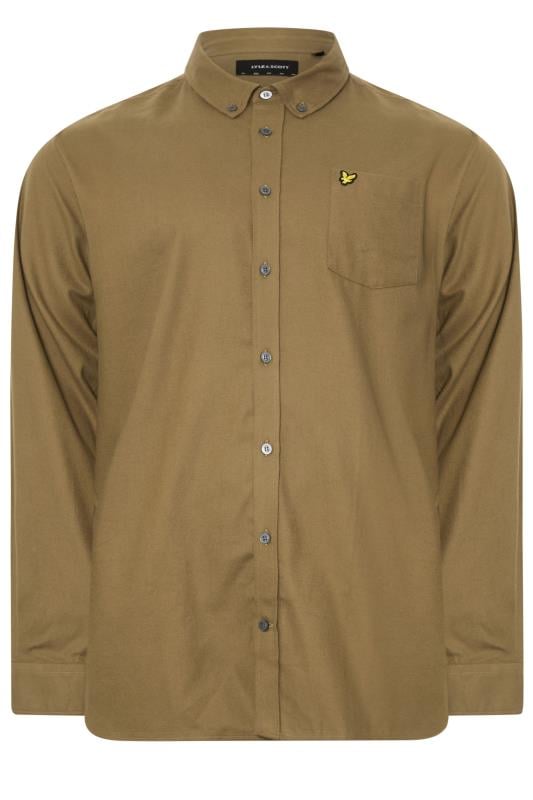 LYLE & SCOTT Big & Tall Brown Shirt | BadRhino 1