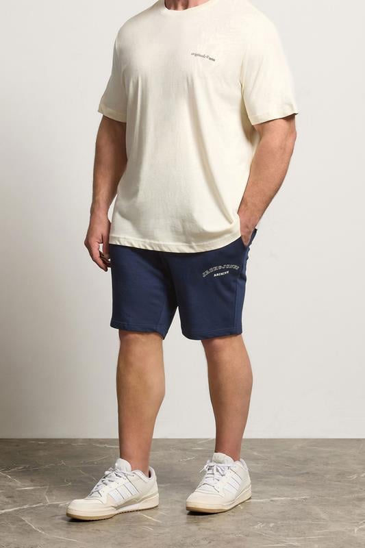  JACK & JONES Big & Tall Navy Blazer Blue Jogger Sweat Shorts