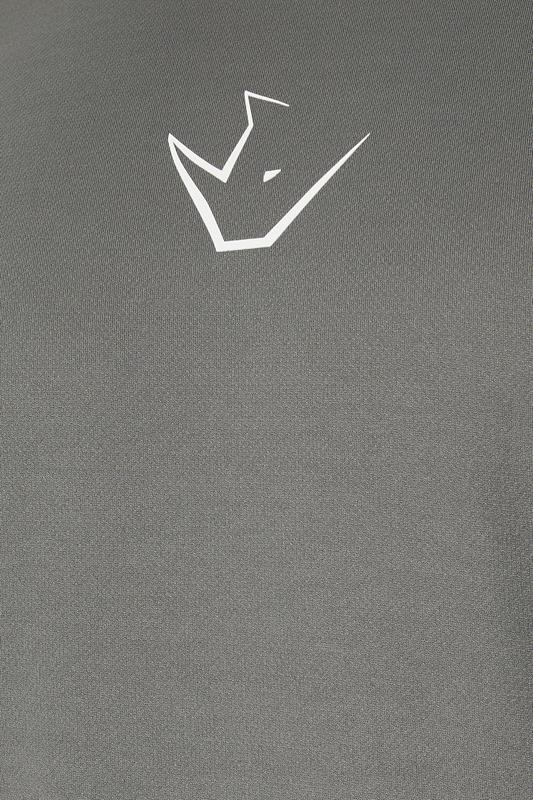 IronRhino Big & Tall Grey Performance Long Sleeve T-Shirt | BadRhino 7