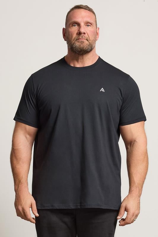 Men's  STUDIO A Big & Tall Black Snake & Skull Graphic T-Shirt