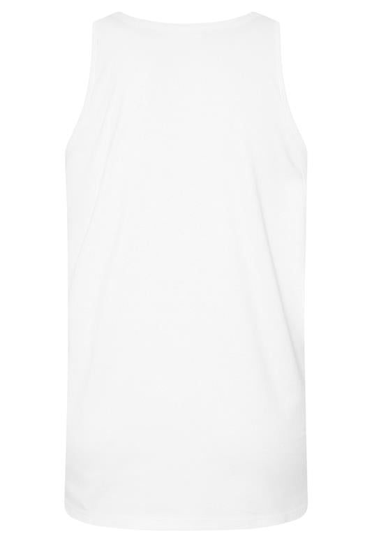 IronRhino Big & Tall White 'Rest Day' Vest | BadRhino 7
