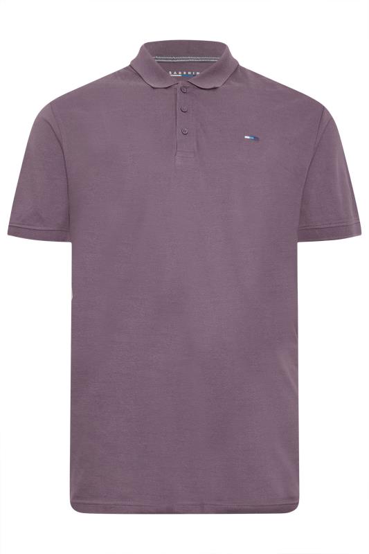 BadRhino Big & Tall Plum Purple Extra Long Core Polo Shirt | BadRhino 3