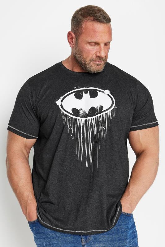 BadRhino Big & Tall Black Batman Graphic T-Shirt | BadRhino 1