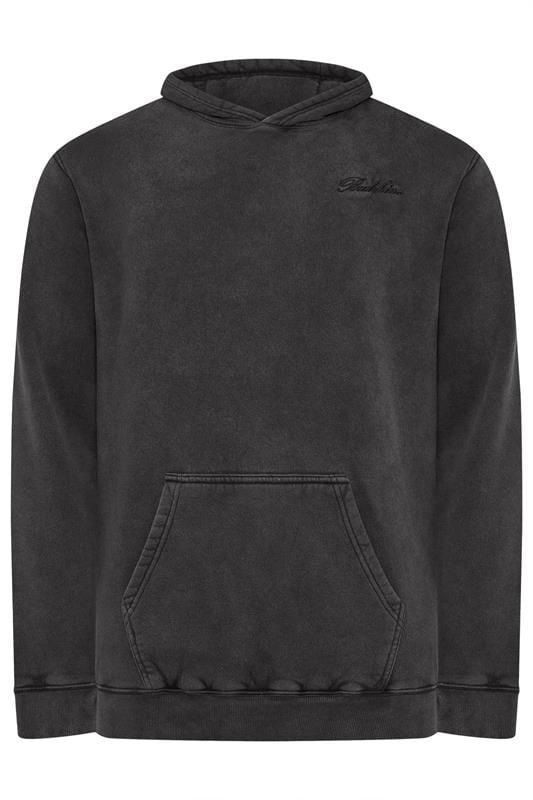 BadRhino Big & Tall Black Sun Bleached Hoodie | BadRhino 1