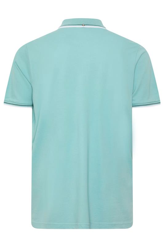 Ben Sherman Big & Tall Blush Pink Signature Pique Polo Shirt | BadRhino 4