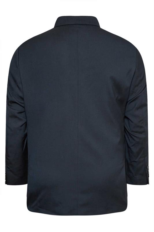 BadRhino Big & Tall Navy Blue Plain Suit Jacket | BadRhino 7