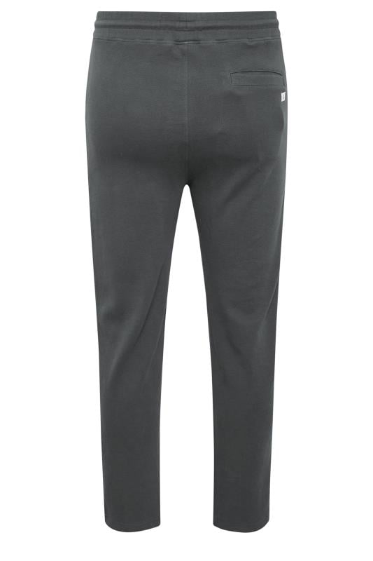 STUDIO A Big & Tall Dark Grey Joggers | BadRhino 5