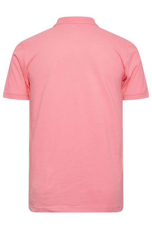 BadRhino Big & Tall 3 PACK Blue/Pink/Teal Polo Shirts | BadRhino 8