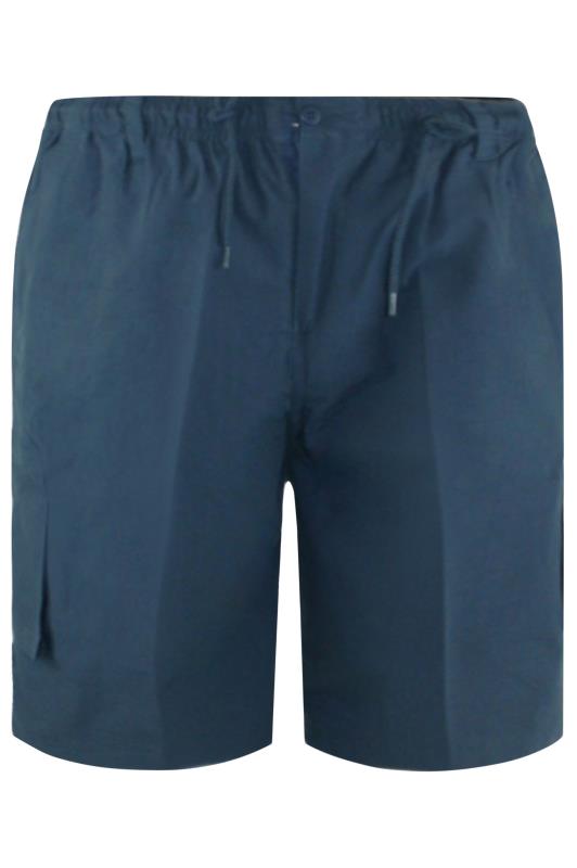 D555 Navy Blue Cargo Shorts | BadRhino