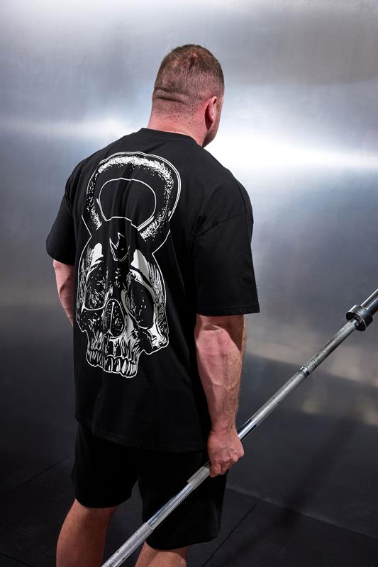  IronRhino Big & Tall Black Skull T-Shirt