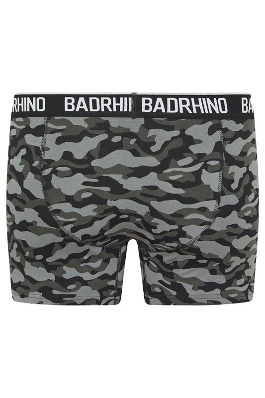 BadRhino Big & Tall 3 PACK Black/Grey/Green Camo Boxers | BadRhino 3
