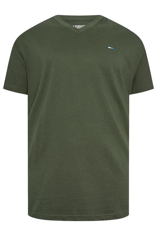 BadRhino Big & Tall Black/Red/Green/Blue/Navy Blue 5 Pack V-Neck T-Shirts | BadRhino 5