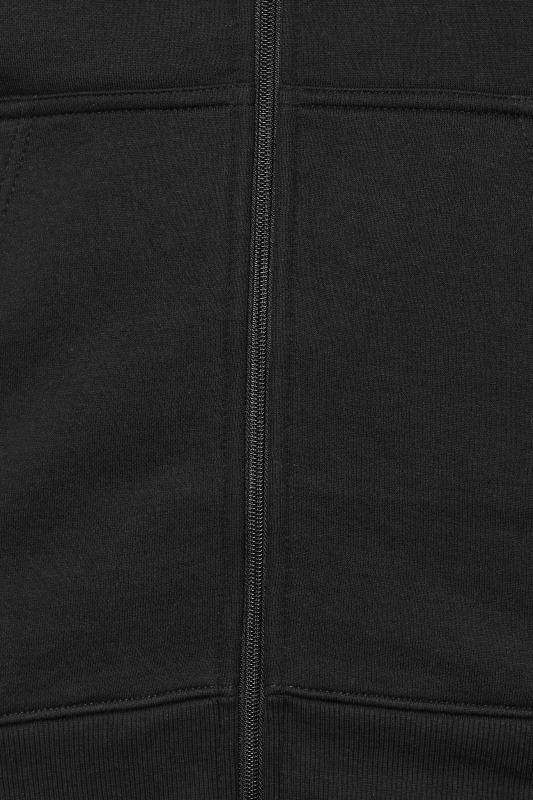 BadRhino Big & Tall Black Premium Zip Through Hoodie | BadRhino 3