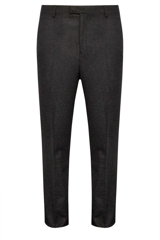 BadRhino Big & Tall Grey Tweed Suit Trousers | BadRhino 4