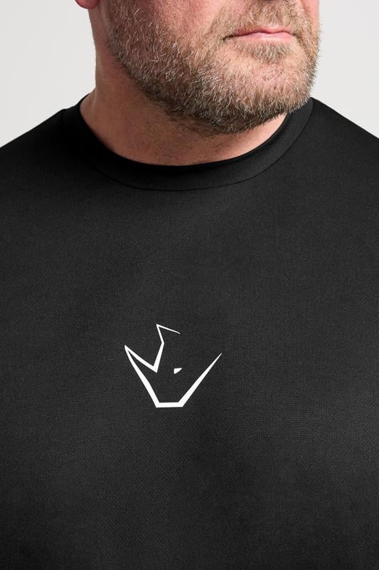 IronRhino Big & Tall Black Performance Long Sleeve T-Shirt | BadRhino 4