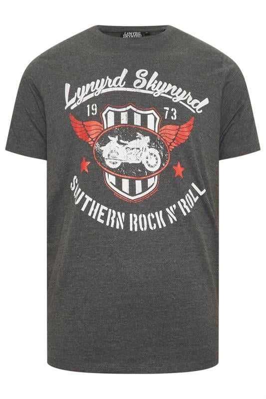 BadRhino Big & Tall Charcoal Grey 'Lynyrd Skynyrd' Graphic T-Shirt | BadRhino 3