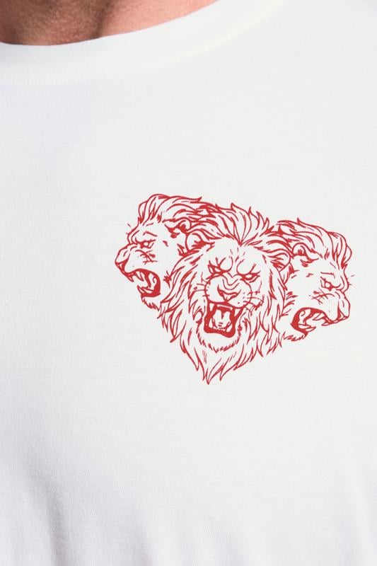 BadRhino Big & Tall White Extra Long England T-Shirt | BadRhino 5