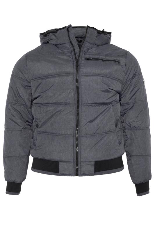 BLEND Grey Padded Jacket | BadRhino