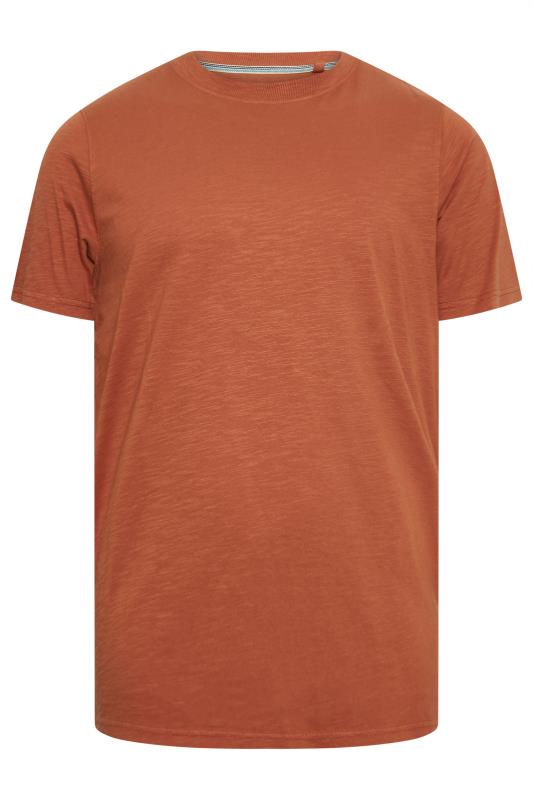 BadRhino Big & Tall Pecan Brown Slub T-Shirt | BadRhino 3