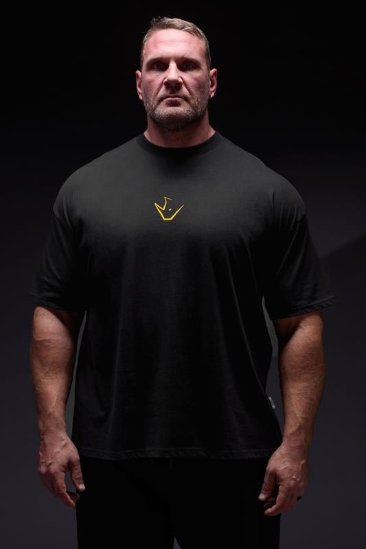 Men's  IronRhino Big & Tall Black Powerhouse T-Shirt