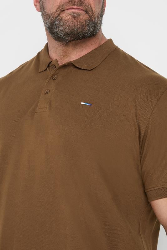 BadRhino Big & Tall 5 PACK Pumpkin Orange & Blue Extra Long Polo Shirts | BadRhino 4