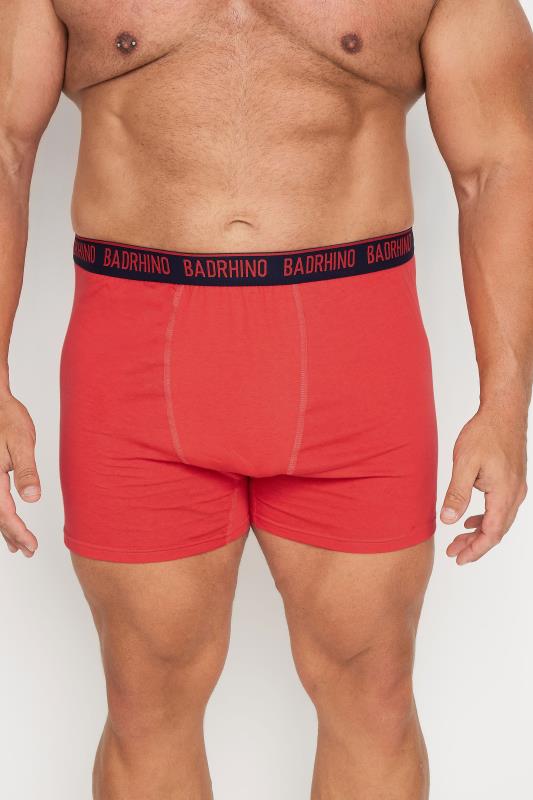Men's  BadRhino Big & Tall 3 Pack Coral, Teal & Blue Trunks
