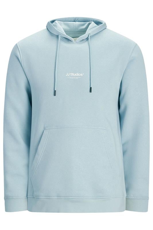 Men's  JACK & JONES Big & Tall Celestial Blue Printed Hoodie