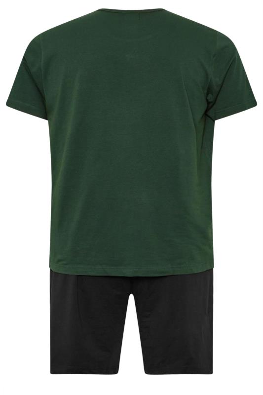 LYLE & SCOTT Black & Dark Green Lounge Set | BadRhino 7