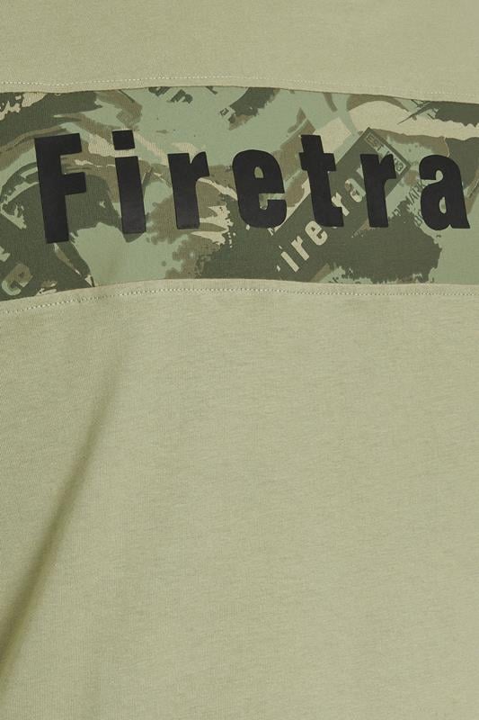 FIRETRAP Big & Tall Green Logo Print T-Shirt | BadRhino 3