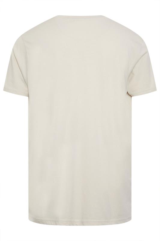 STUDIO A Big & Tall Cream T-Shirt | BadRhino 5