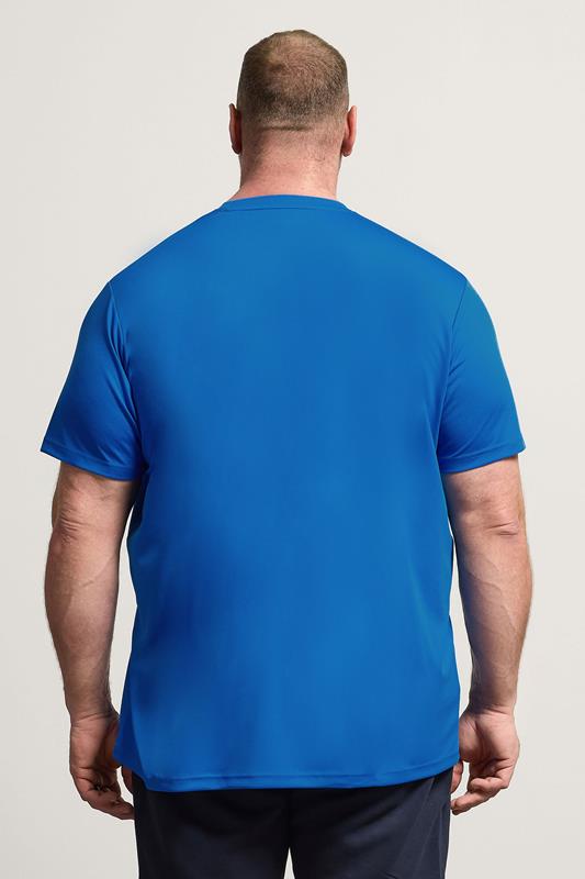 IronRhino Big & Tall Cobalt Blue Performance T-Shirt | Badrhino 2
