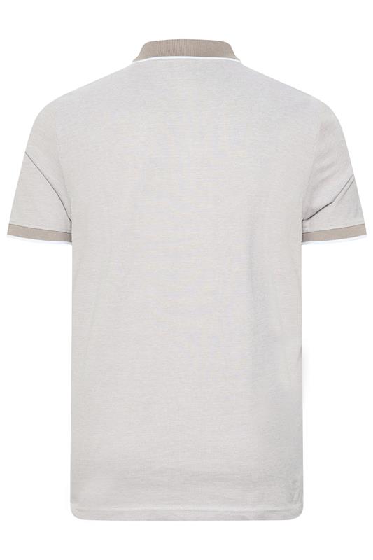 BadRhino Big & Tall Beige Brown Birdseye Polo Shirt | BadRhino 6