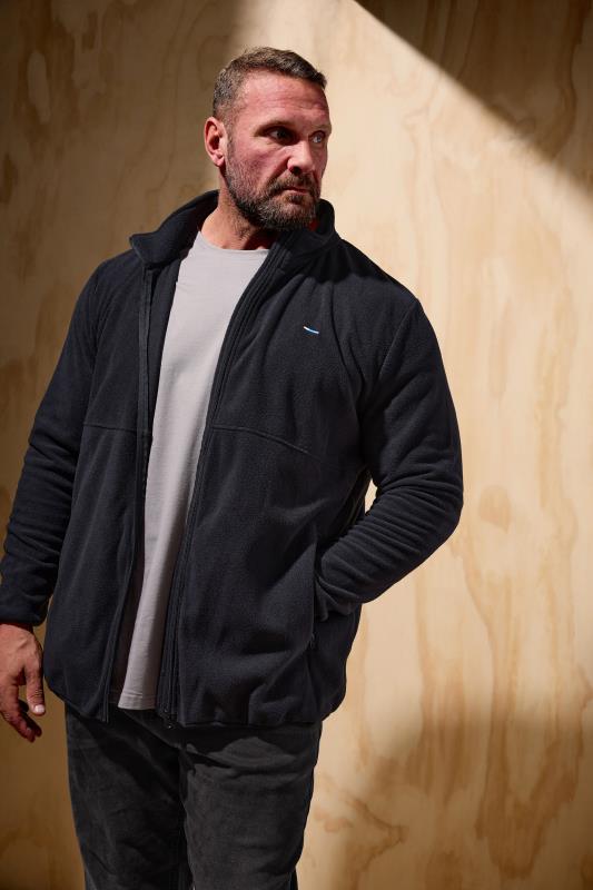 Black fleece mens jacket best sale