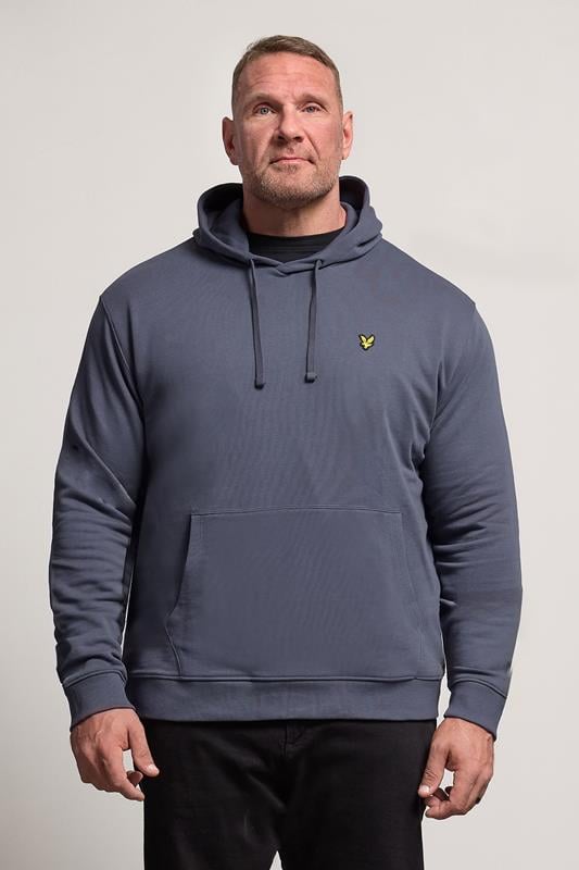 Men's  LYLE & SCOTT Big & Tall Grey Hoodie