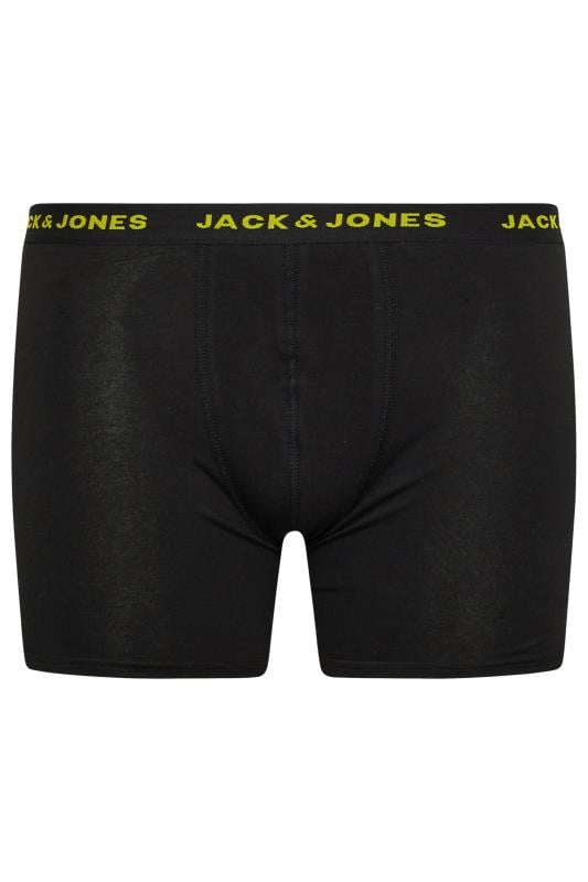 JACK & JONES Big & Tall Black 7 Pack Basic Trunks | M&Co 4