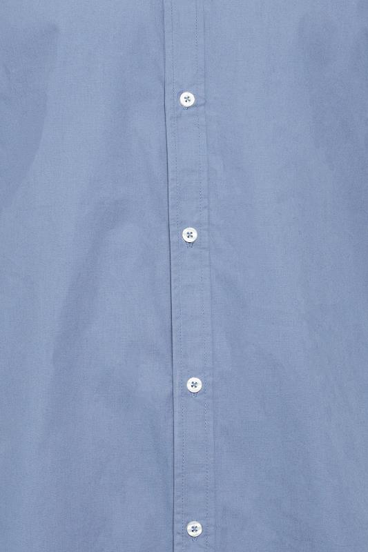 BadRhino Blue Cotton Poplin Long Sleeve Shirt | BadRhino 5