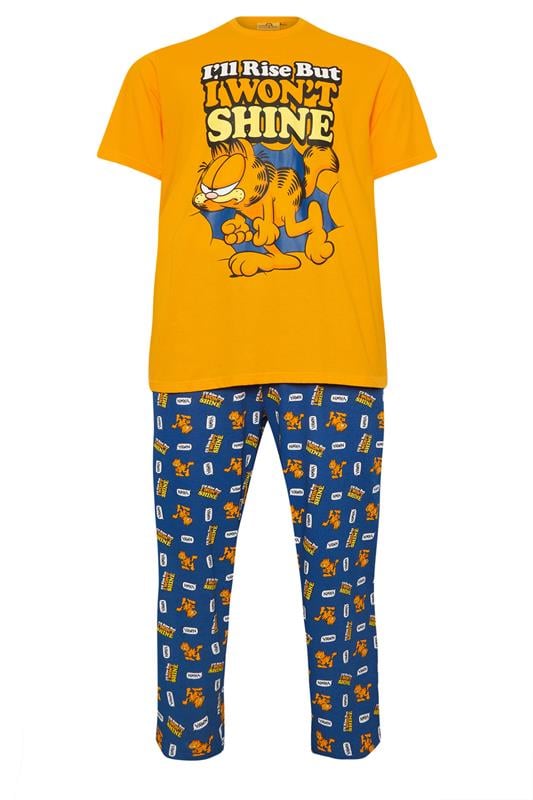 BadRhino Orange & Navy Blue Garfield Pyjama Set | BadRhino 4