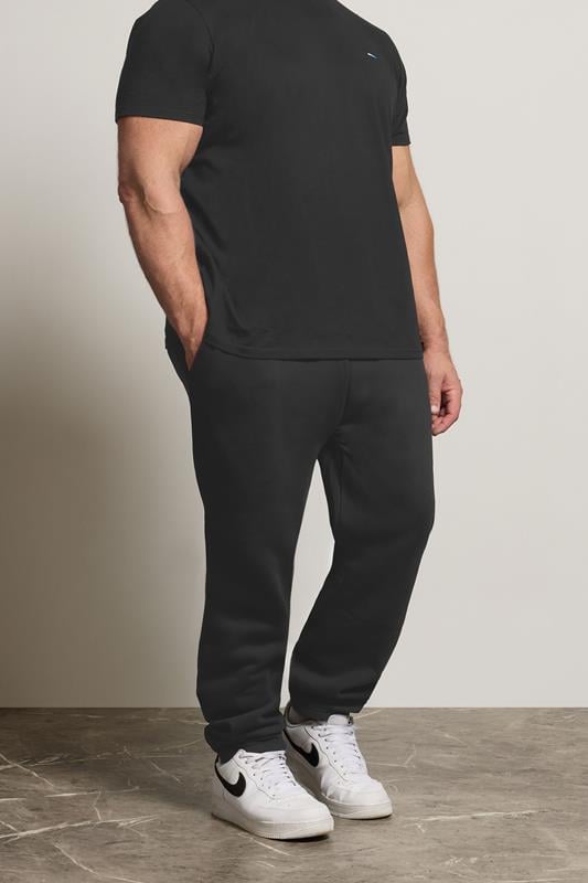 Men's  BadRhino Big & Tall Black Essential Joggers