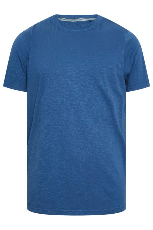 BadRhino Big & Tall Blue Slub T-Shirt | BadRhino 3