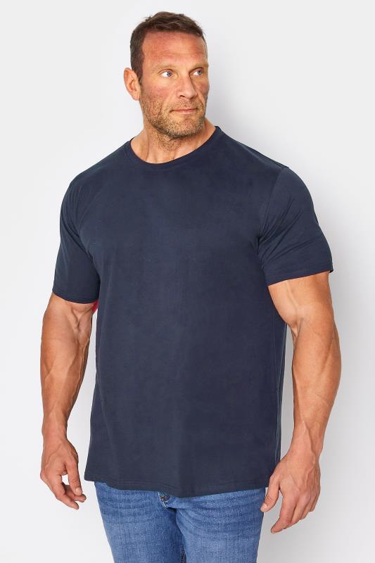 D555 Navy Blue & Black 2 Pack T-Shirts | BadRhino 2