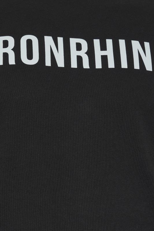 IronRhino Big & Tall Black 'Power Lifting' T-Shirt | BadRhino 4