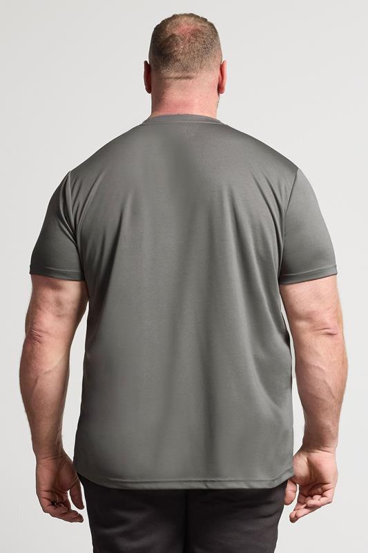 BadRhino Big & Tall Grey Active T-Shirt | BadRhino 3